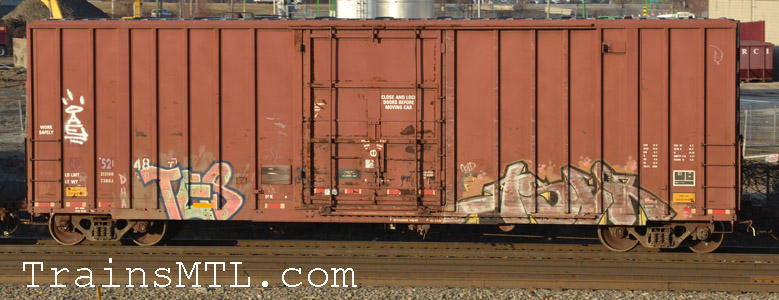 Car/wagon TR405248 right side / coté droit